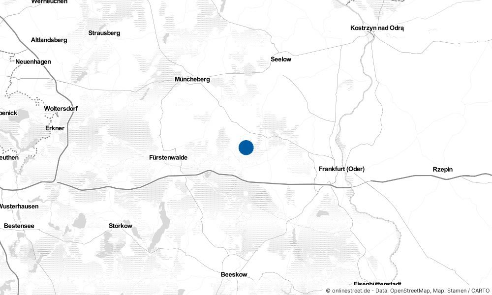 Karte: Wo liegt Wilmersdorf?