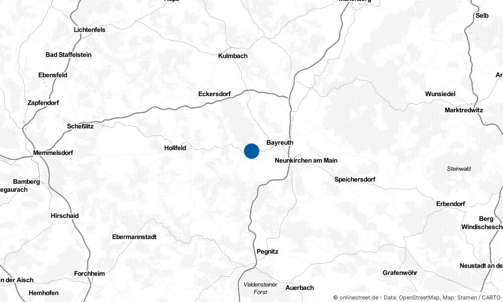Karte: Wo liegt Eckersdorf?