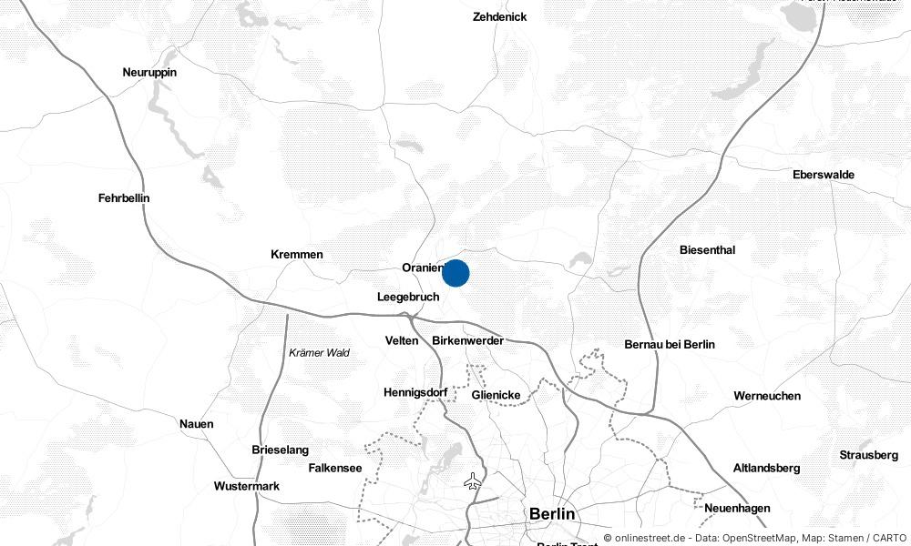 Karte: Wo liegt Lehnitz?