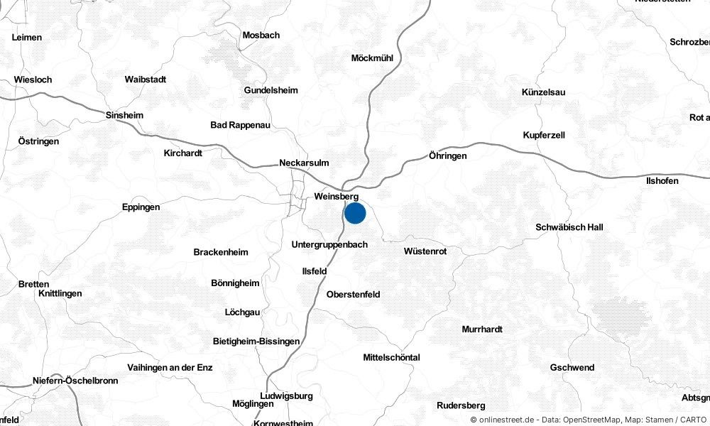 Lehrensteinsfeld in Baden-Württemberg