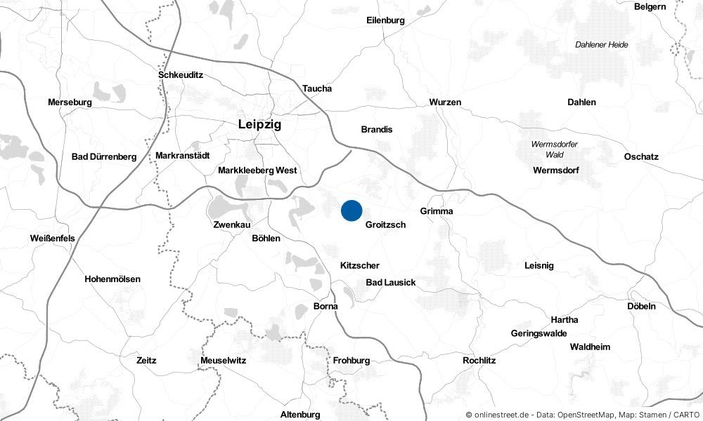 Karte: Wo liegt Belgershain?