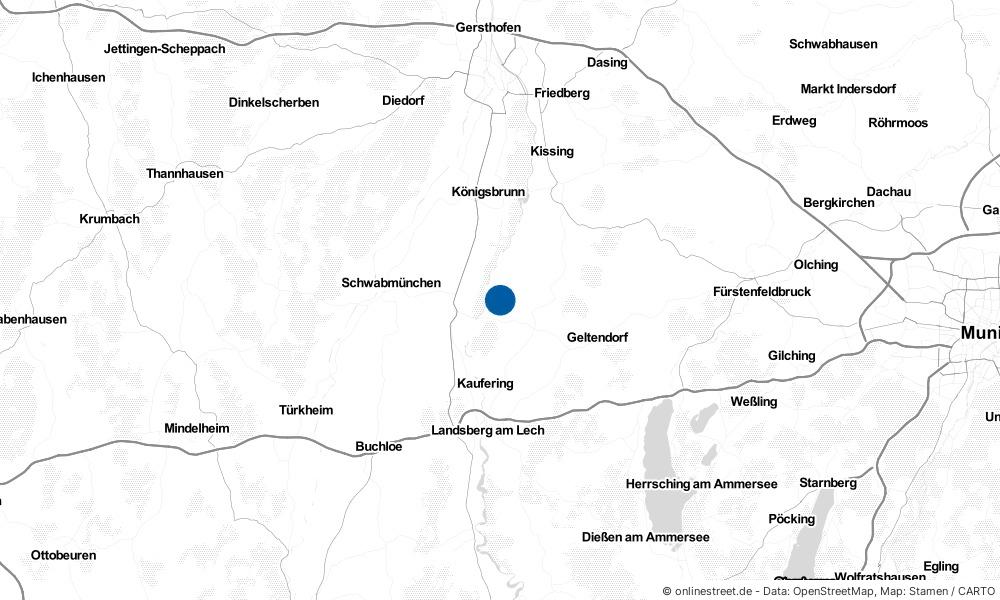 Karte: Wo liegt Scheuring?