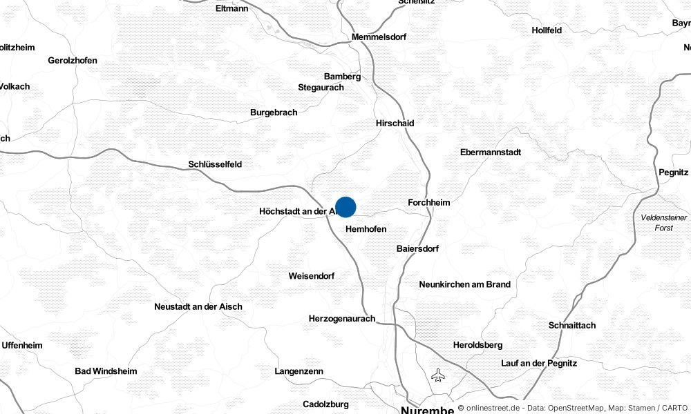 Karte: Wo liegt Adelsdorf?