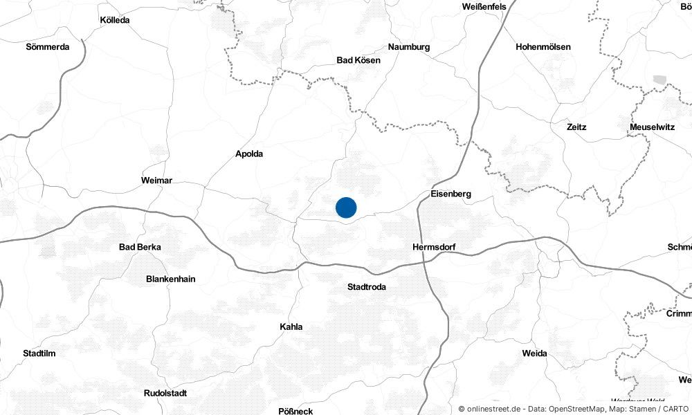 Karte: Wo liegt Jenalöbnitz?