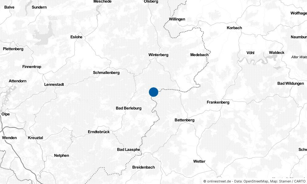 Karte: Wo liegt Wunderthausen?