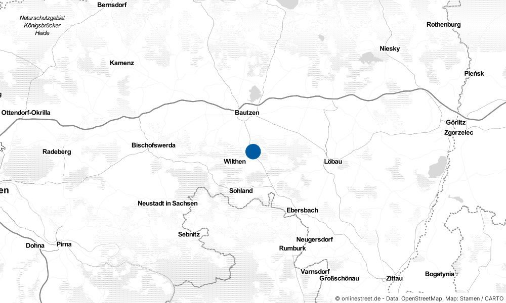 Karte: Wo liegt Großpostwitz (Oberlausitz)?