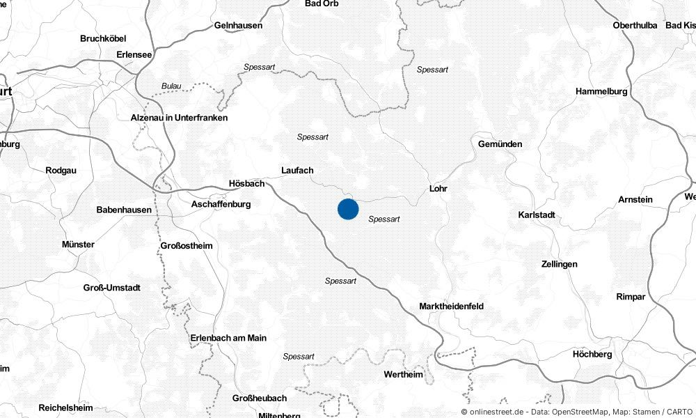 Karte: Wo liegt Rothenbuch?