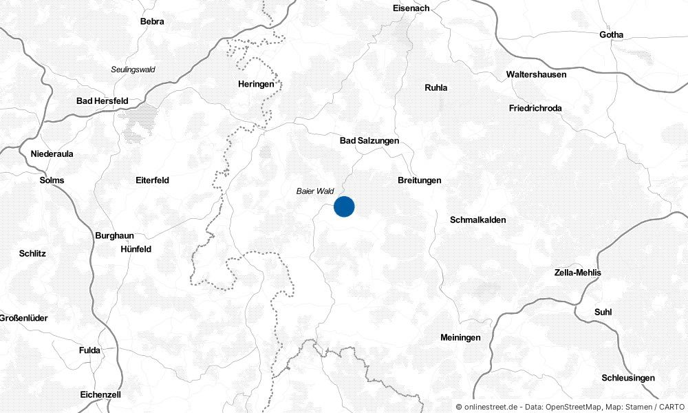 Karte: Wo liegt Urnshausen?
