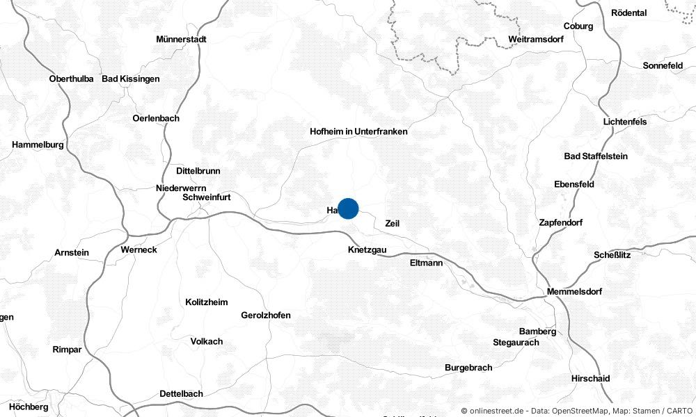 Karte: Wo liegt Haßfurt?