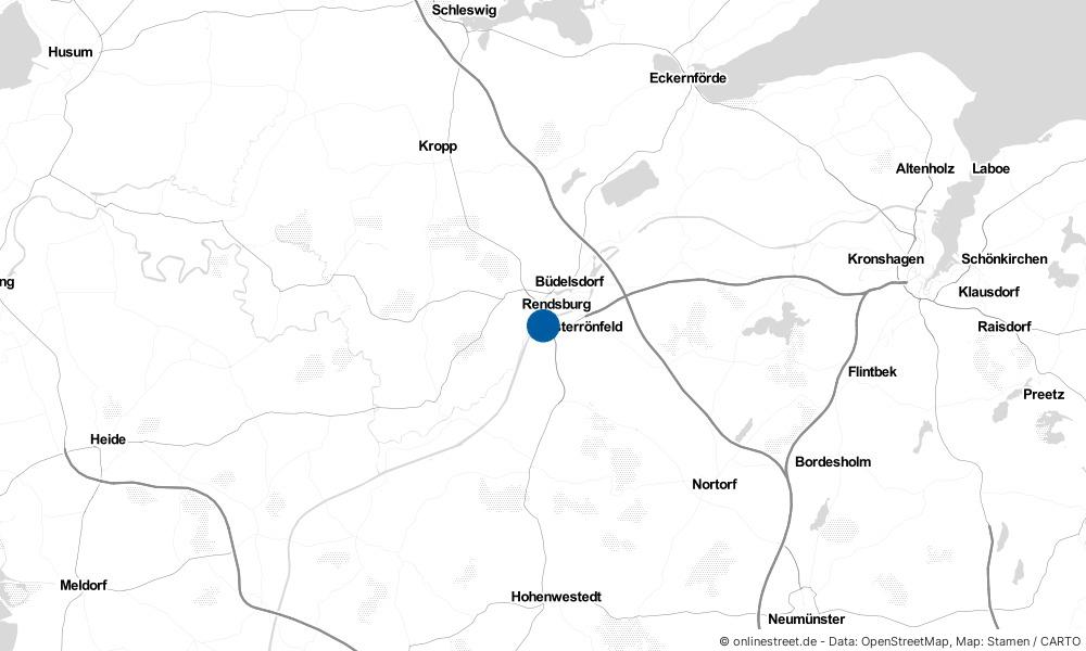 Karte: Wo liegt Westerrönfeld?
