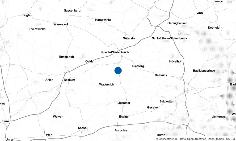 Karte: Wo liegt Langenberg?