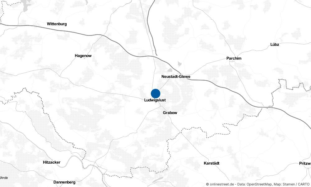 Karte: Wo liegt Ludwigslust?