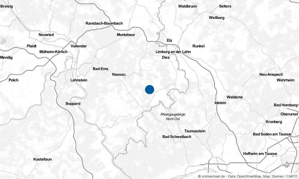 Karte: Wo liegt Ergeshausen?