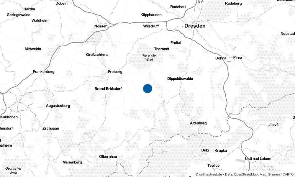 Karte: Wo liegt Pretzschendorf?