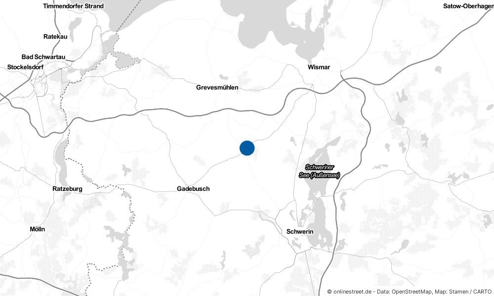 Karte: Wo liegt Testorf-Steinfort?