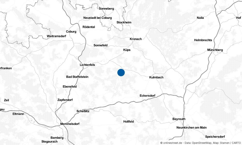 Karte: Wo liegt Altenkunstadt?