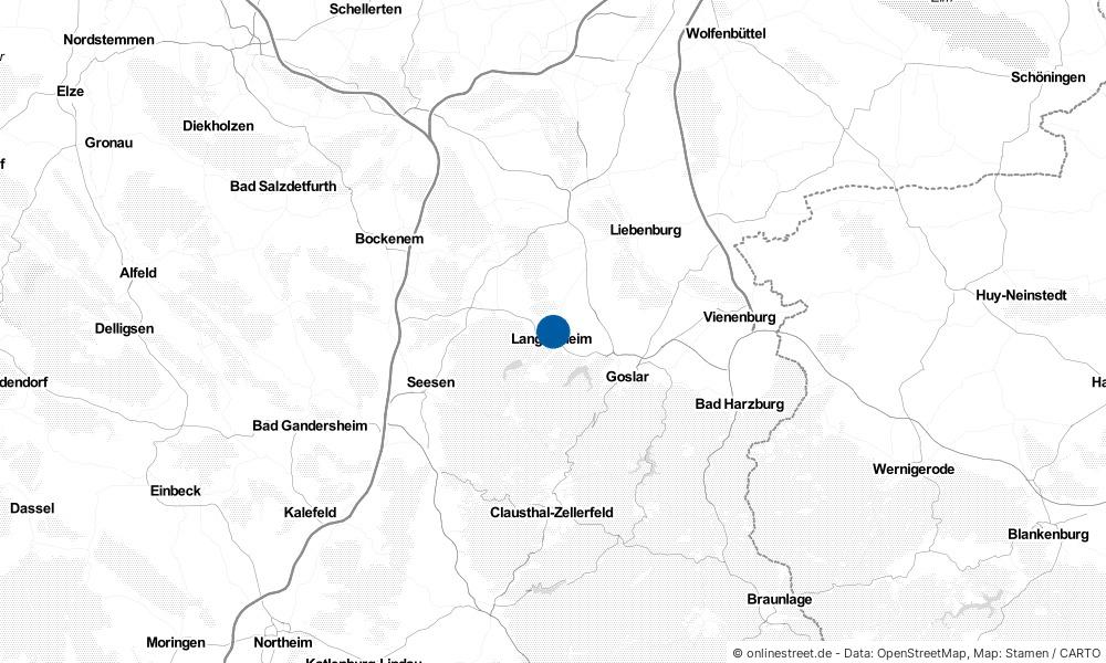 Karte: Wo liegt Langelsheim?