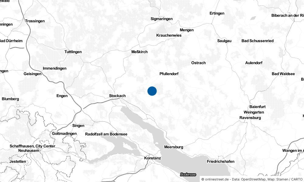 Karte: Wo liegt Herdwangen-Schönach?