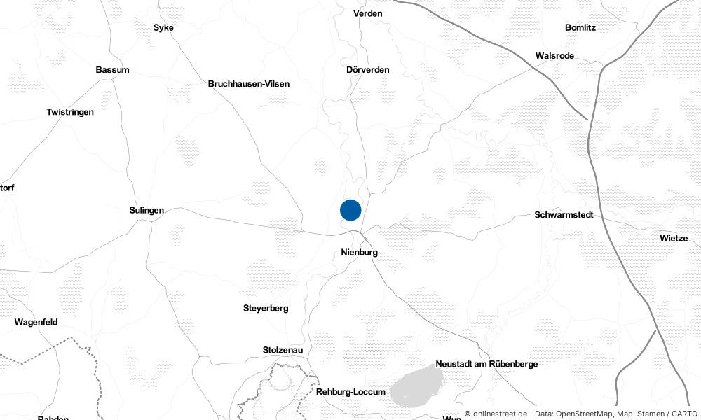 Karte: Wo liegt Drakenburg?