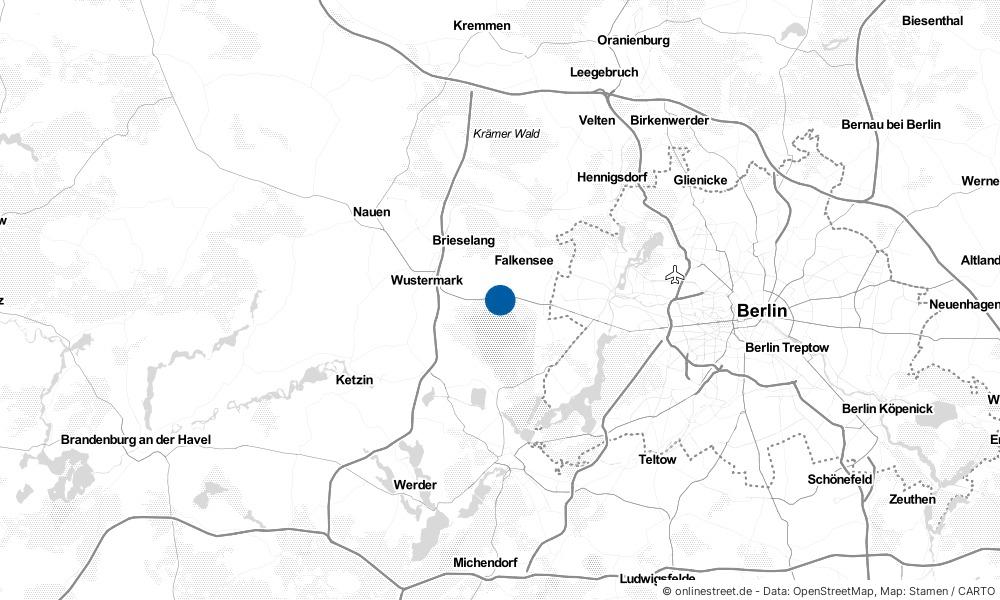 Karte: Wo liegt Dallgow-Döberitz?