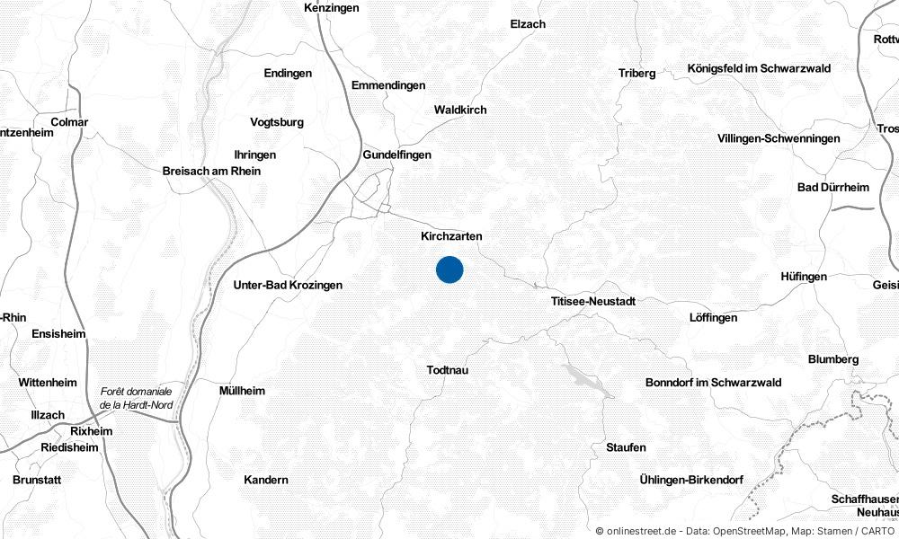 Karte: Wo liegt Oberried?