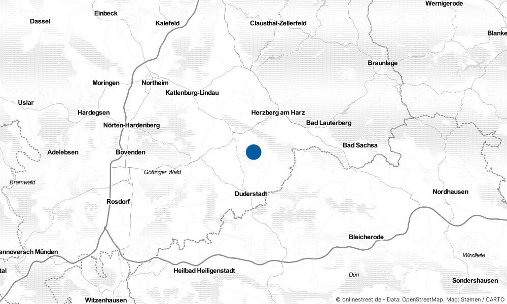 Karte: Wo liegt Rüdershausen?