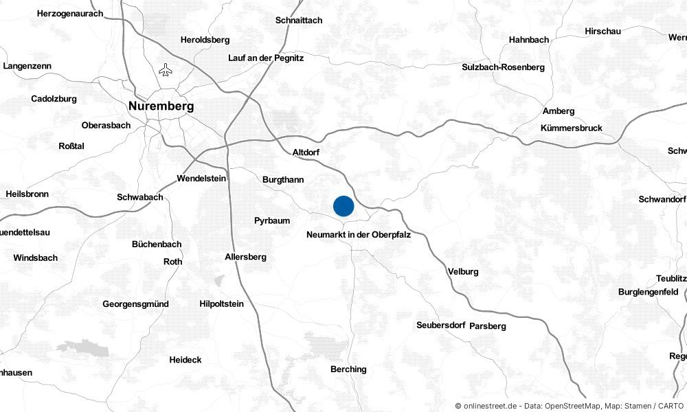 Karte: Wo liegt Berg bei Neumarkt in der Oberpfalz?