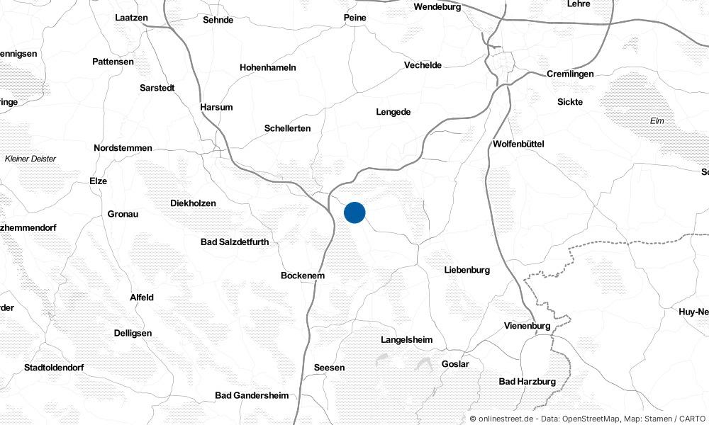 Karte: Wo liegt Baddeckenstedt?