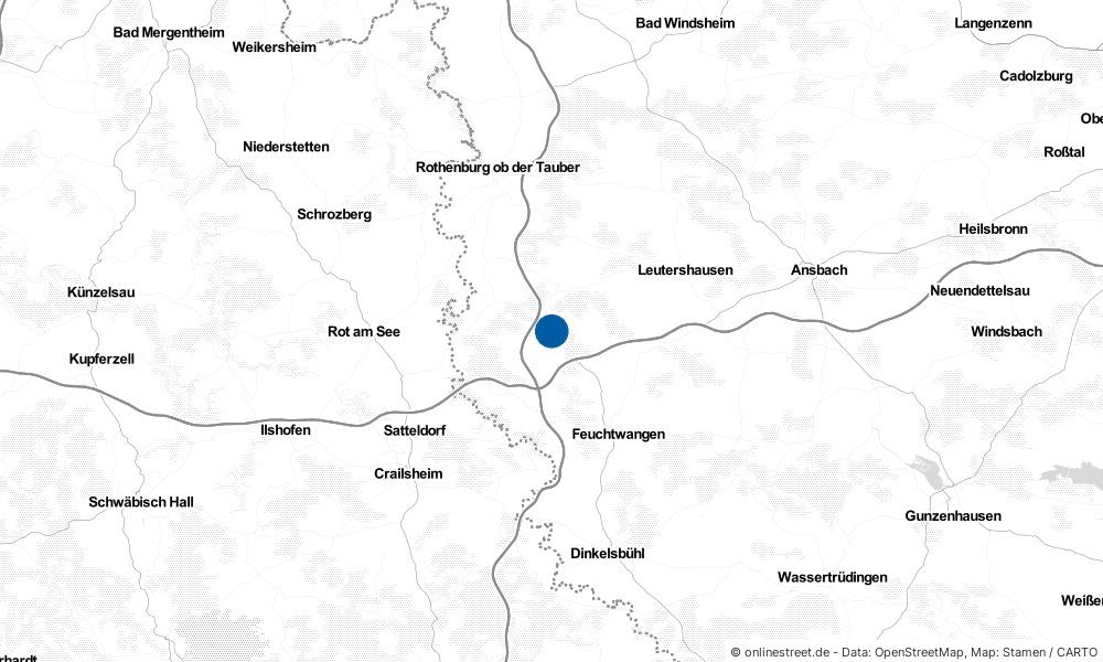Karte: Wo liegt Wörnitz?