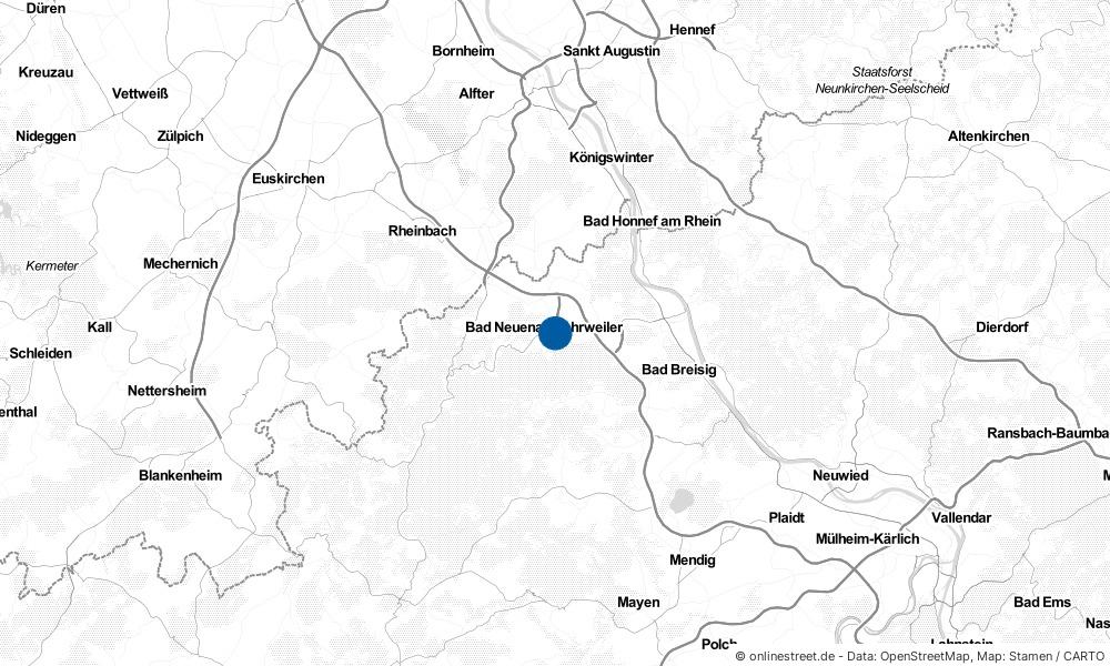 Karte: Wo liegt Bad Neuenahr-Ahrweiler?