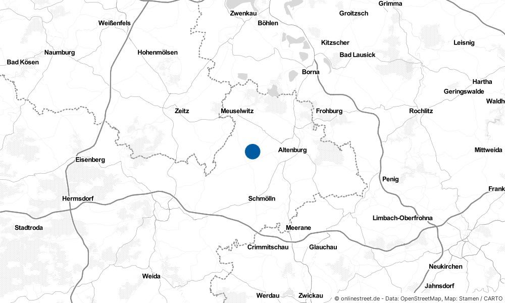Karte: Wo liegt Tegkwitz?
