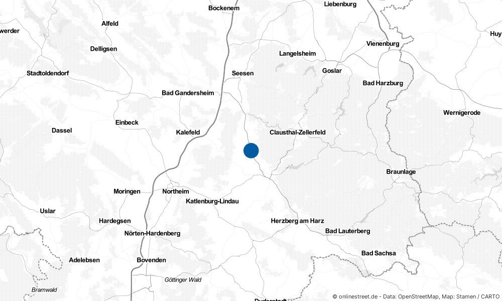 Karte: Wo liegt Badenhausen?