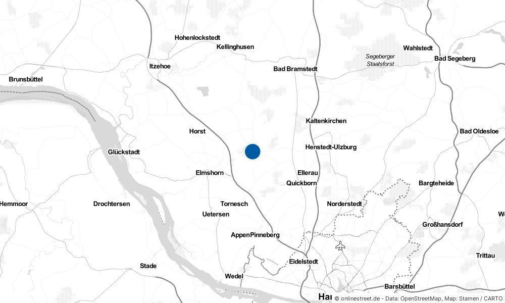 Karte: Wo liegt Barmstedt?