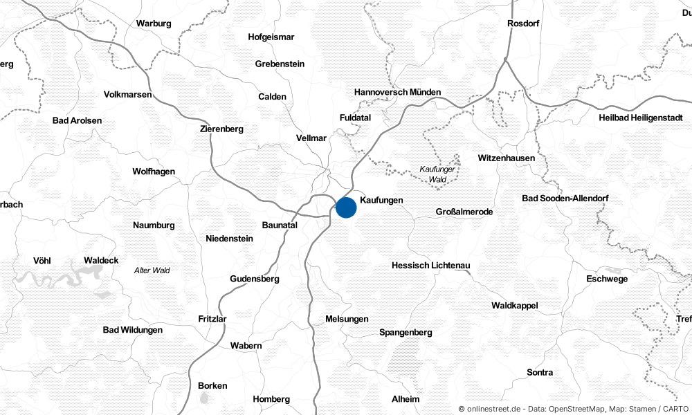 Karte: Wo liegt Lohfelden?