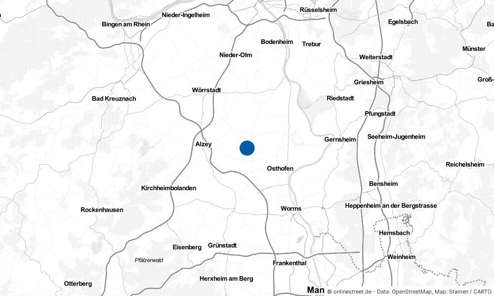 Karte: Wo liegt Dittelsheim-Heßloch?