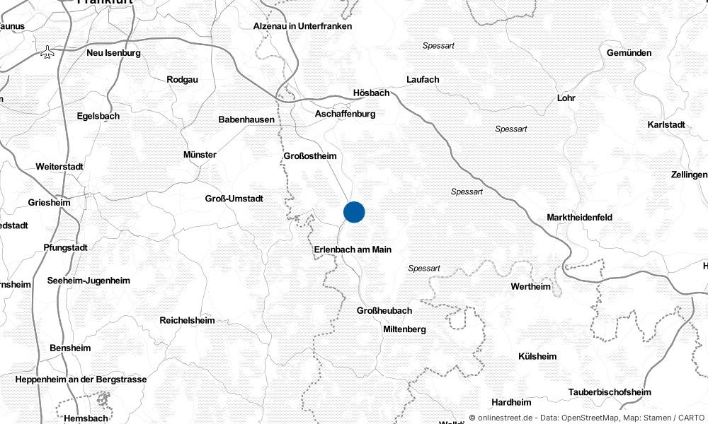 Karte: Wo liegt Elsenfeld?