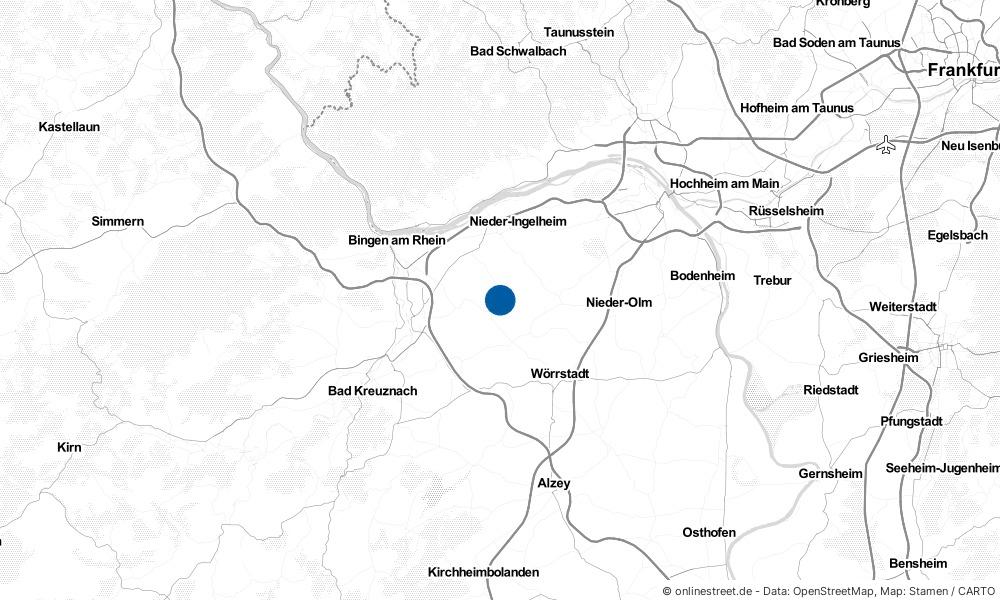 Karte: Wo liegt Nieder-Hilbersheim?