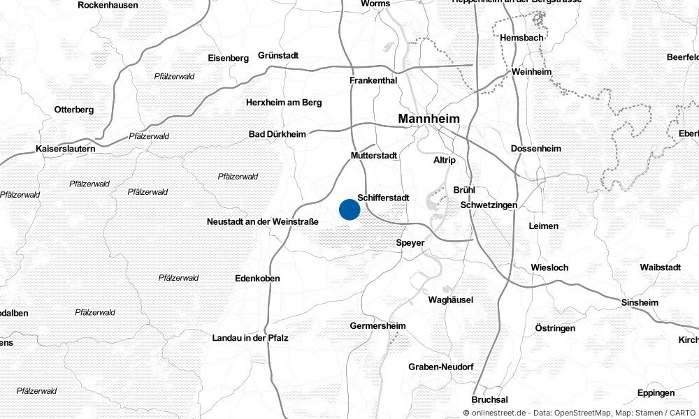 Karte: Wo liegt Böhl-Iggelheim?