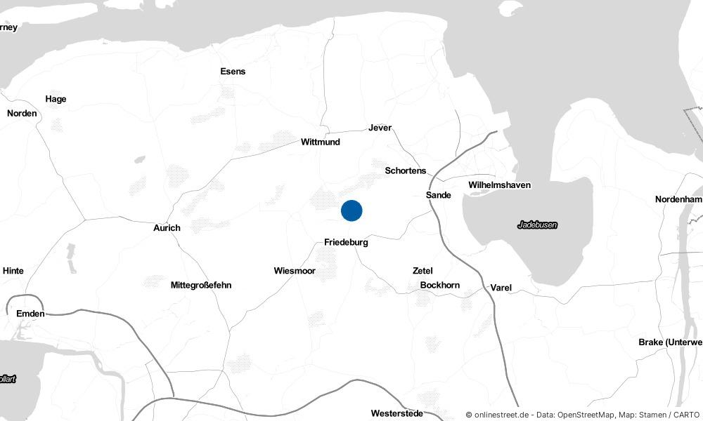 Karte: Wo liegt Reepsholt?