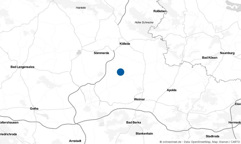 Karte: Wo liegt Vippachedelhausen?
