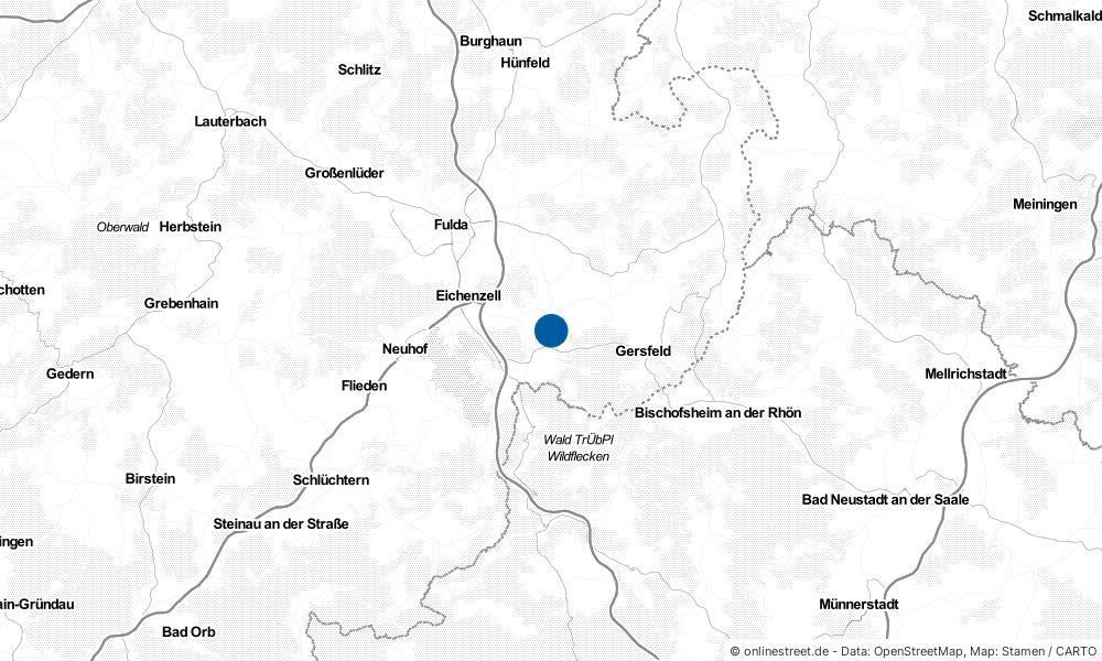 Karte: Wo liegt Ebersburg?