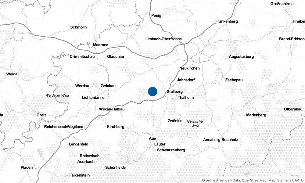 Karte: Wo liegt Oelsnitz (Erzgebirge)?