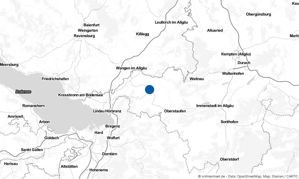 Karte: Wo liegt Heimenkirch?