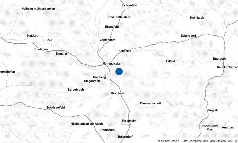 Karte: Wo liegt Litzendorf?