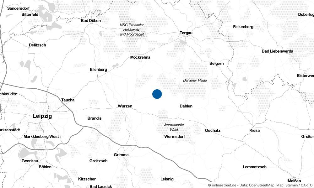 Karte: Wo liegt Falkenhain?