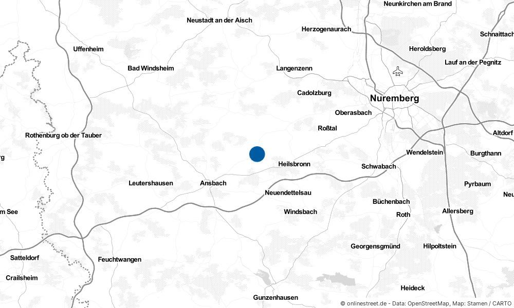 Karte: Wo liegt Bruckberg?