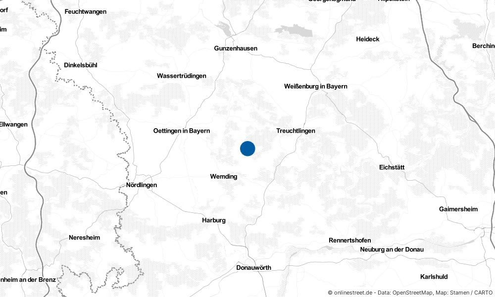 Karte: Wo liegt Wolferstadt?