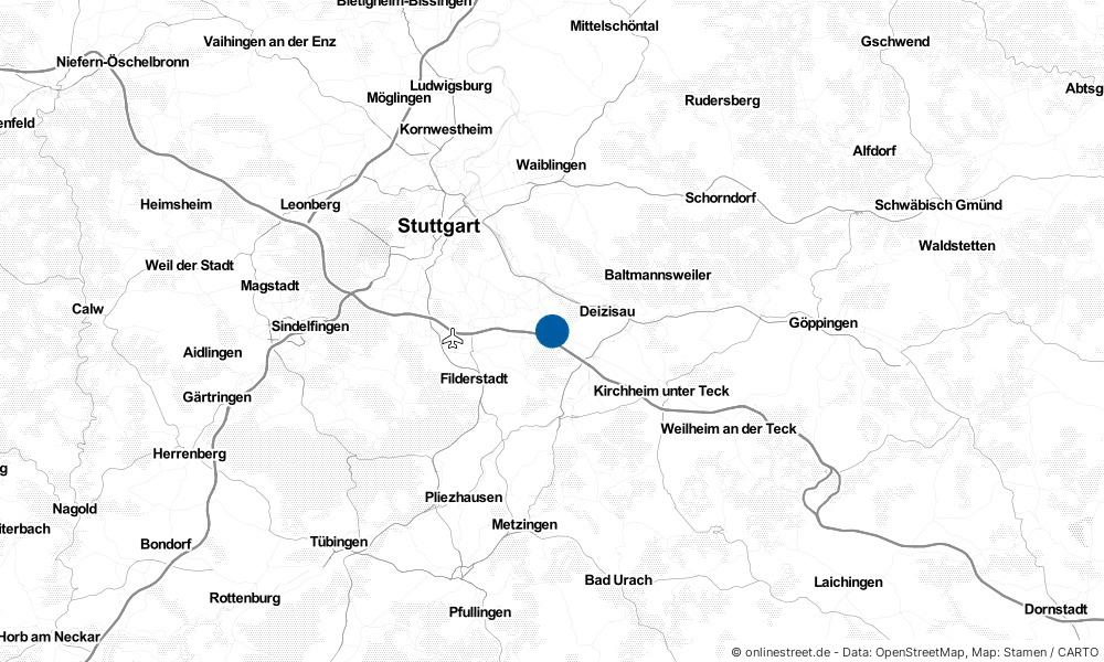 Karte: Wo liegt Denkendorf?
