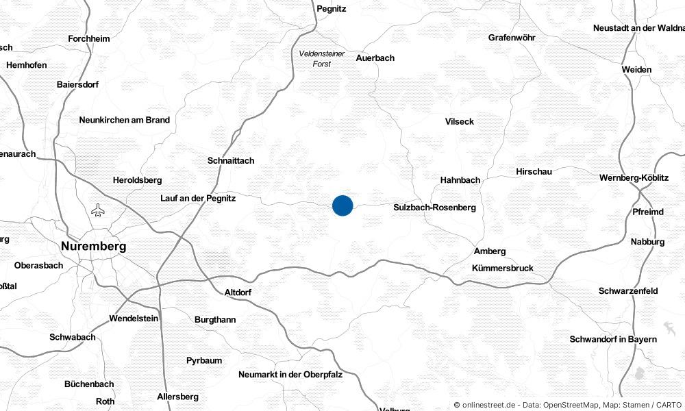 Karte: Wo liegt Weigendorf?