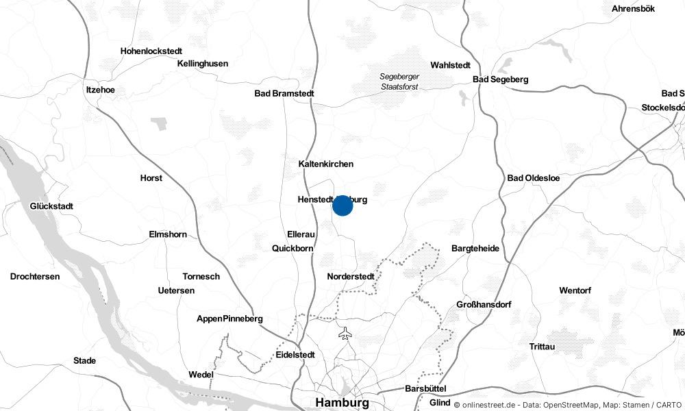 Karte: Wo liegt Henstedt-Ulzburg?